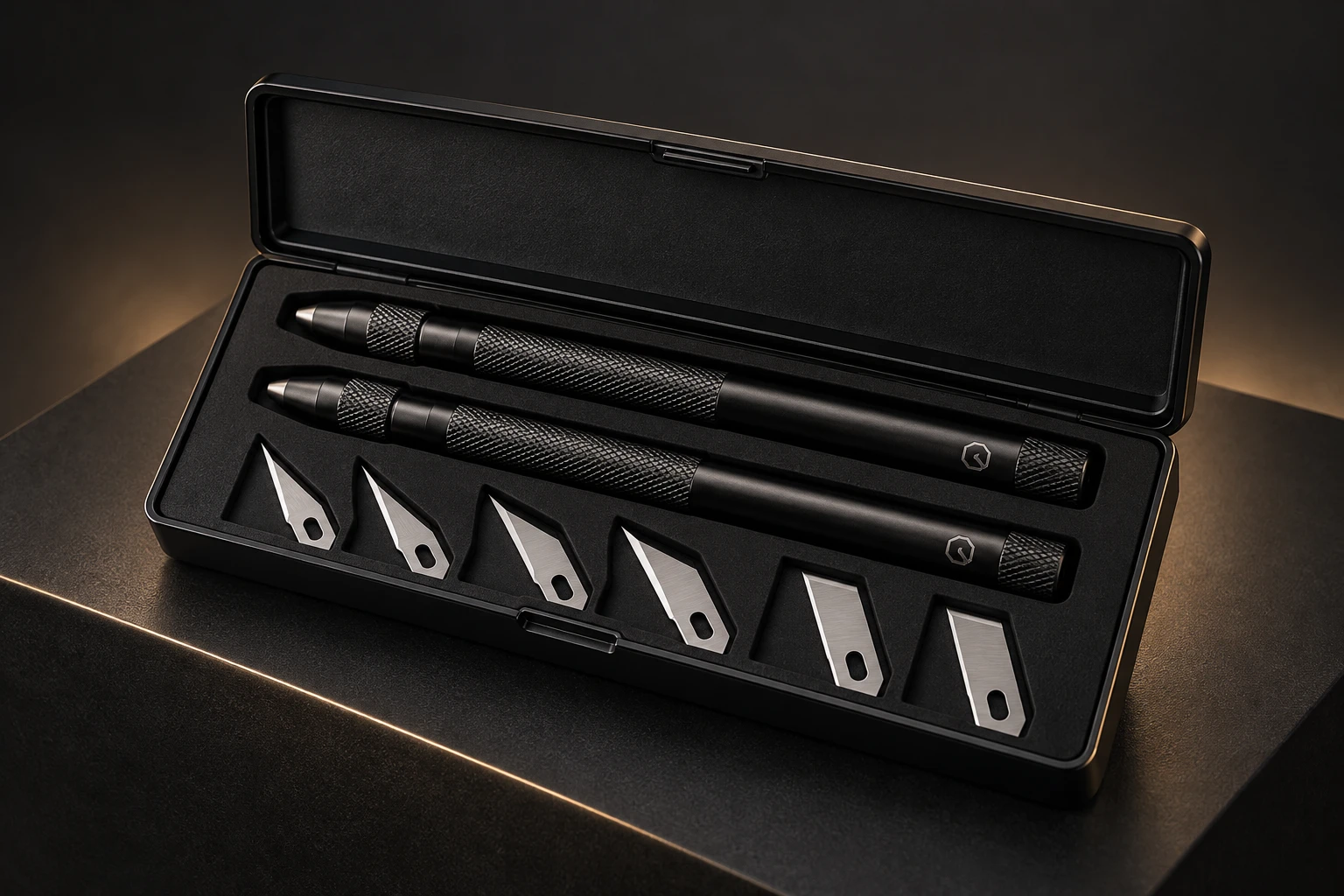 Atelier Precision Set in Black Set
